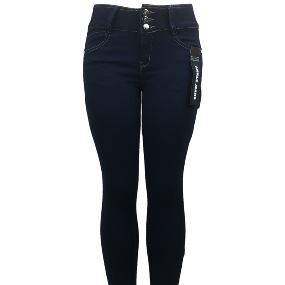 Women’s High Waist Curvy Skinny Ankle Jeans - Picture 3 of 4